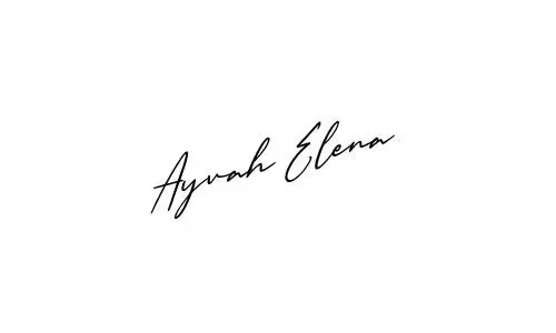 Ayvah Elena name signature